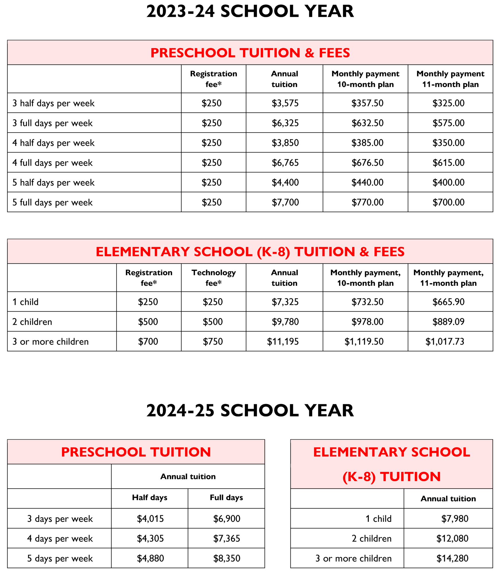 Tuition & Fees St. Stephen Protomartyr Parish St. Louis, MO